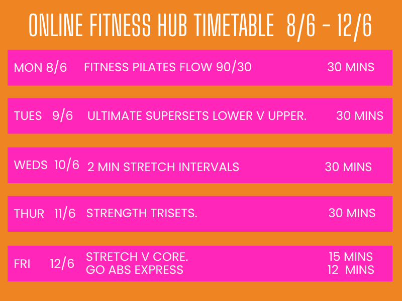 HUB TIMETABLE